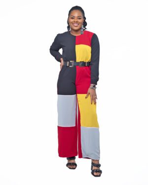 Multi Colored "Sun Fire" Jumpsuit